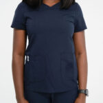 Mimi 2 pockets V neck